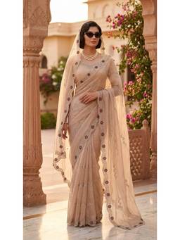 HANDME - Royal Premium Embroidered Silk Saree