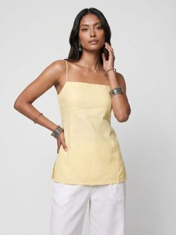 NISHORAMA - Yellow Shriya Corset Kurti