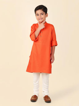 Fabindia - Viscose Blend Dobby Long Kurta