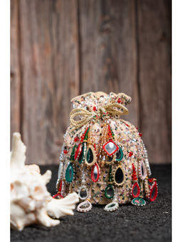 Nayaab by Sonia - Aaina Bucket Rangeela Multicolor Potli