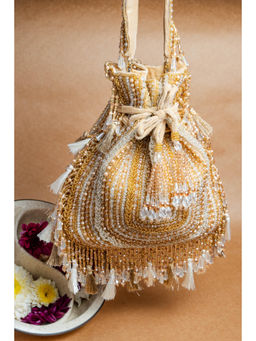 Nayaab by Sonia - Baraq Gold Potli