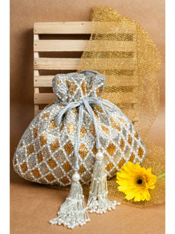 Nayaab by Sonia - Cruzado Gold Potli