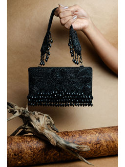 Nayaab by Sonia - Ornate Radiance Kasse Black Clutches
