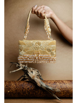 Nayaab by Sonia - Ornate Radiance Gold Clutches