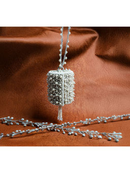 Nayaab by Sonia - Pearl Cluster Boshkeh Ivory Potli