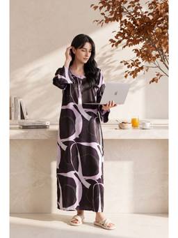 JULIANA DREAM - Women satin Bell Sleeves Nighty