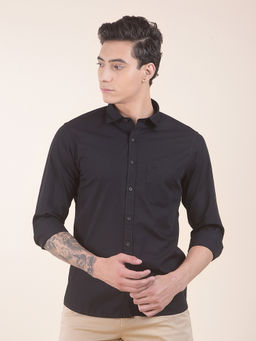 Cantabil - Men'S Casual Shirt Slim Fit Pure Cotton Solid Breathable and Soft