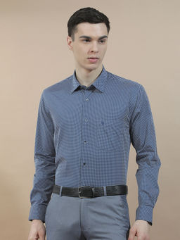 Cantabil - Men Printed Formal Shirt Breathable Soft 100% Cotton Regular Fit