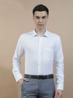 Cantabil - Men's Formal Shirt Regular Fit 100% Cotton Solid Breathable and Soft