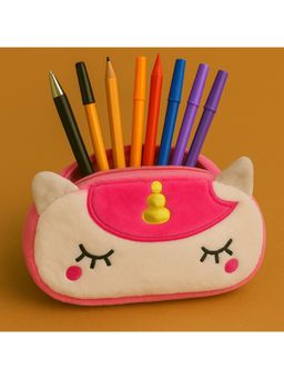 Awestuffs - Unicorn with Golden Horn Pencil Pouch