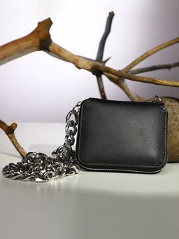 Haute Sauce - Women Black Textured Box Bag