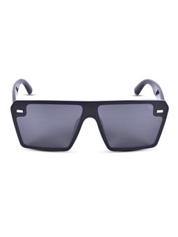 Voyage - Grey Rectangle Polarized Sunglasses for Men & Women - 1301Mg3970 (58)
