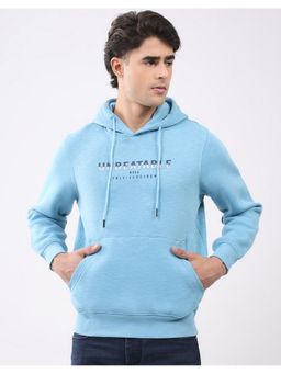 Monte Carlo - Men Blue Solid Sweatshirt