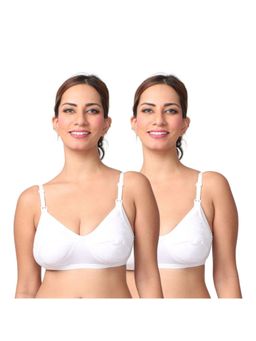 Morph Maternity - Pack Of 2 Leakproof Nursing Bras - White