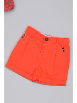 One Friday - Baby Boys Red Disney Cotton Shorts