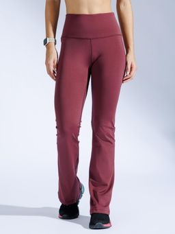 BASICPLZ - Cloud Stride Maroon Trackpant