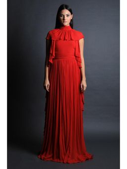 Swatee Singh - Ruffle Detail Gown