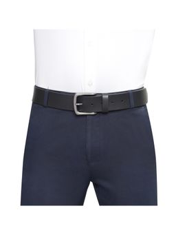 Tommy Hilfiger - Men Leather Casual Belt - Black (Rocheport)