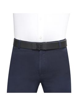 Tommy Hilfiger - Men Leather Casual Belt - Black (Thorpe)