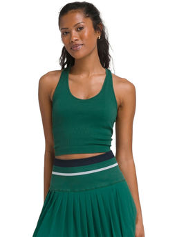 Wilson - Women Everyday Brami Sleeveless Crop Tank Top Ribbed Stretch Activewear Tank Top