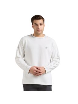 SKECHERS - Mens Oversized Contrast Flatlock White Long Sleeve T-Shirt