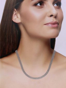 Kai Jewel - Sterling Silver Rolo Chain Layered Necklace (17)