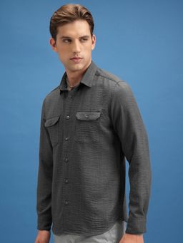 LOCOMOTIVE - Men Green Solid/Plain Casual Shirt
