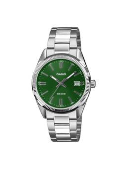 Casio - Women Stainless Steel Green Dial Watch-Utp-1302Pd-3A1Vdf (Medium)