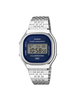 Casio - Vintage Unisex Resin Blue Dial Watch-A140We-2Adf (Medium)