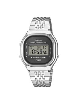 Casio - Vintage Unisex Resin Grey Dial Watch-A140We-8Adf (Medium)