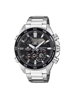 Casio - Edifice Men Stainless Steel Black Dial Watch-Era-130D-1Adf (Medium)