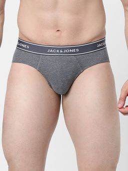 Jack & Jones - Grey Solid Briefs