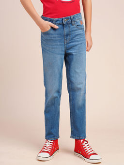 Jack & Jones Junior - Boys Blue Light Wash Jeans