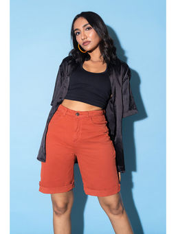 FREAKINS - Rust Bermuda Shorts