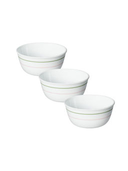 Corelle - Livingware Double Ring Green 828ml Curry Bowl Pack of 3