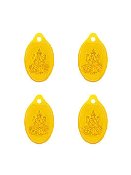 MUTHOOT PAPPACHAN - 24K (999) Combo Gold Lakshmi Pendant 20 Gram (5gm each x 4 Pcs)