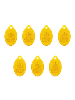 Swarnavarsham - Muthoot Pappachan 24K (999) Combo Gold Lakshmi Pendant 7 Gram (1gm each x 7 Pcs)