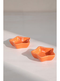 Freedom Tree - Colour Pop Star Ceramic Serving Plates - (Pack Of 2)