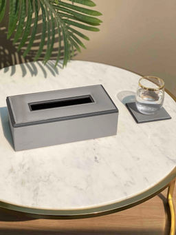 Mason Home - Naples Grey Tissue Box