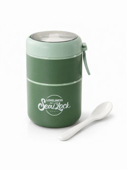 YELONA - Lunch Pot 780Ml Double Layer Food Jar Green