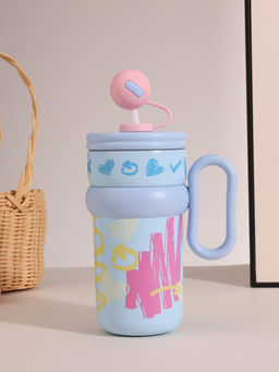 Little Surprise Box - Blue Pastel Xoxo Series stainless Steel Tumbler And Water Bottle 540Ml