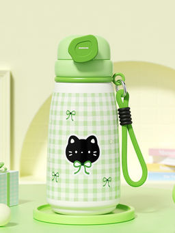 Little Surprise Box - Green Checks Big Lock Series stainless Steel Water Bottle 720Ml