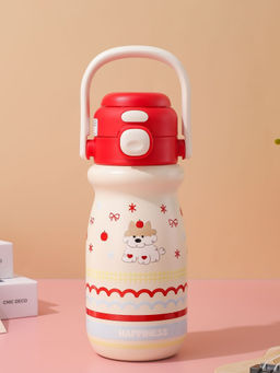 Little Surprise Box - Red Lid Happiness Series stainless Steel Water Bottle 520Ml