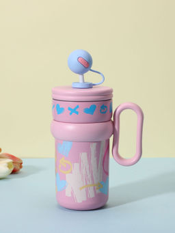 Little Surprise Box - Pink Pastel Xoxo Series stainless Steel Tumbler And Water Bottle 540Ml