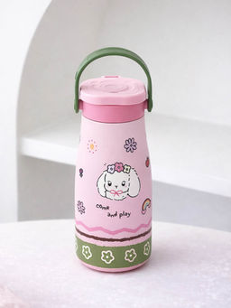 Little Surprise Box - Rabbit Floral Thermos Bottle With Detachable Filter 600Ml