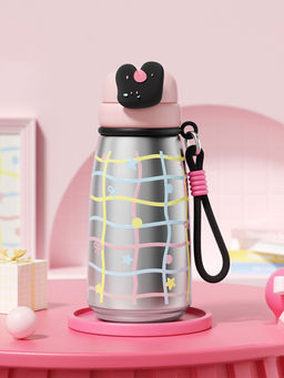 Little Surprise Box - Silver Shiny Big Lock Series stainless Steel Water Bottle 720Ml