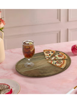 Metalsmith - Rectangle Solid Wood Serving Tray With Handles