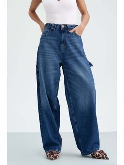 FREAKINS - Indigo Enigma Loose Fit Jeans