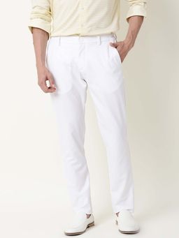 Rare Rabbit - Travel-2 White Trouser