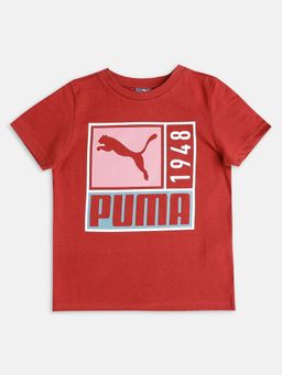 Puma - 1948 Graphic Boys Red T-shirt